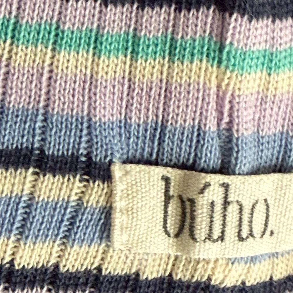 Buho. Tank Top Girl’s 8 8Y Ruffled Sleeveless Ribbed Striped Spring Summer